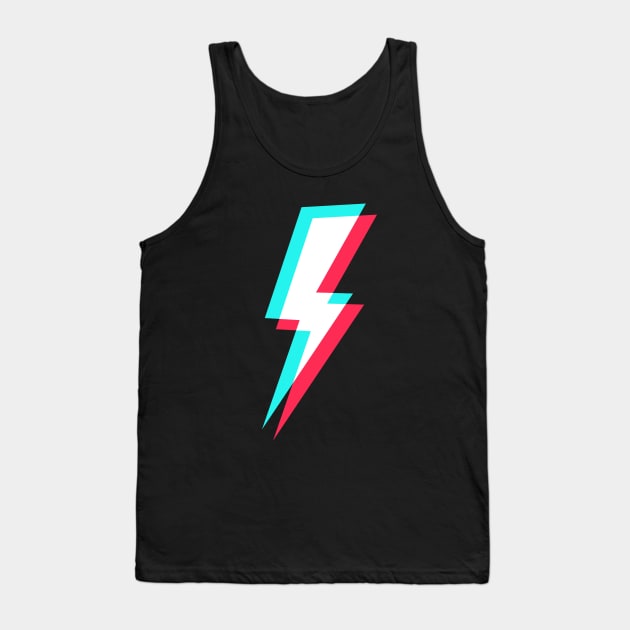 Flash Bolt Tank Top by Happy Lime